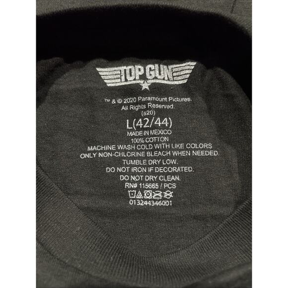 Top Gun Movie Talk To Me Goose Official Graphic T-Shirt Tee Sz Large NWT - Picture 5 of 5